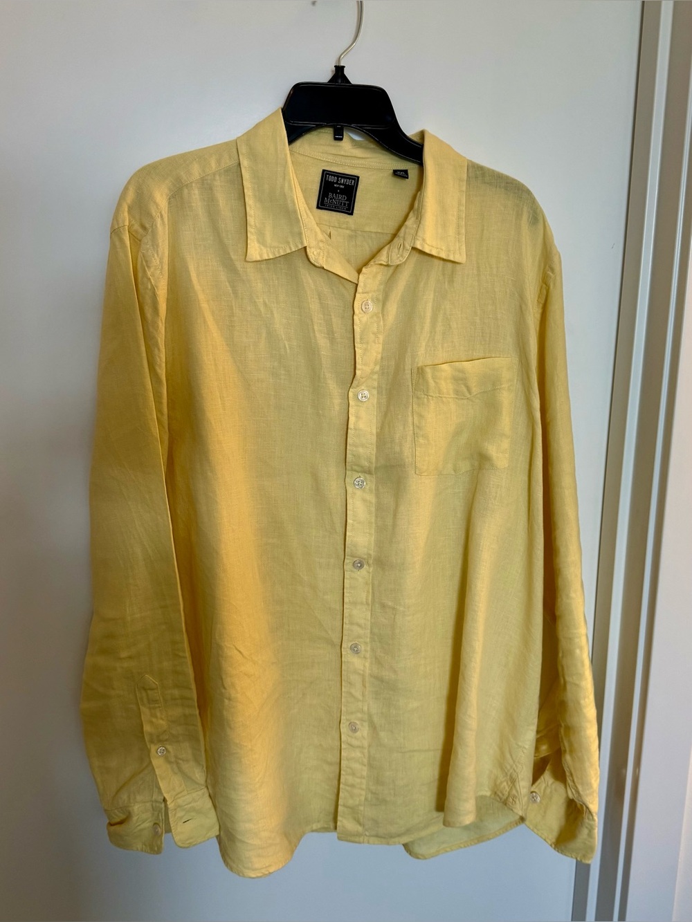 Todd Snyder x Baird McNutt linen shirt